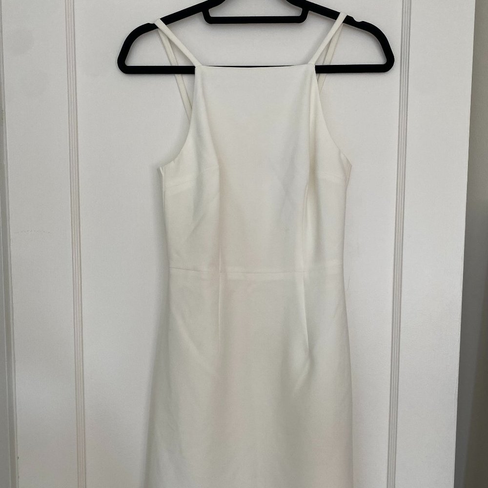 French Connection Whisper Square Neck Mini Dress